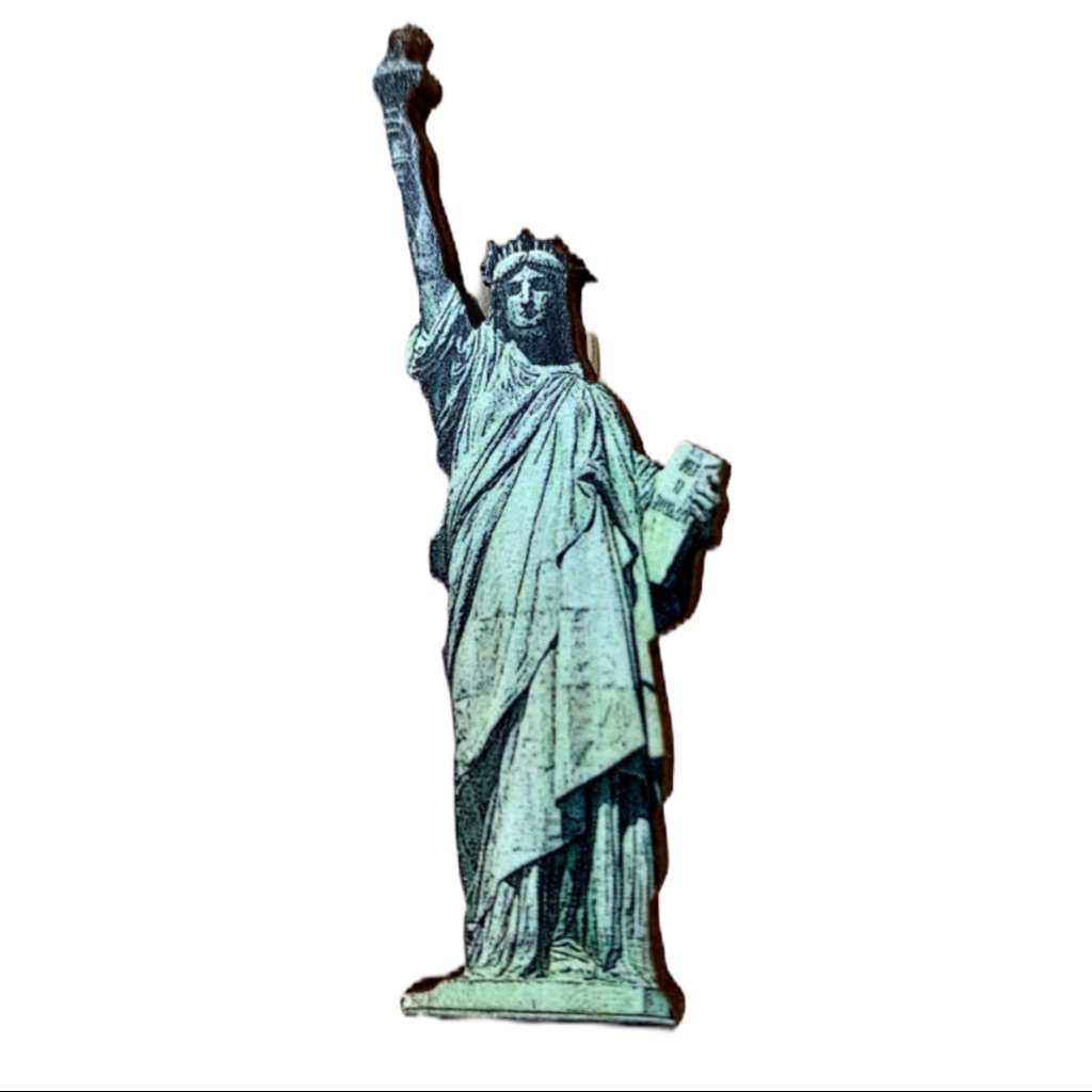 Statue Of Liberty Brooch Pin